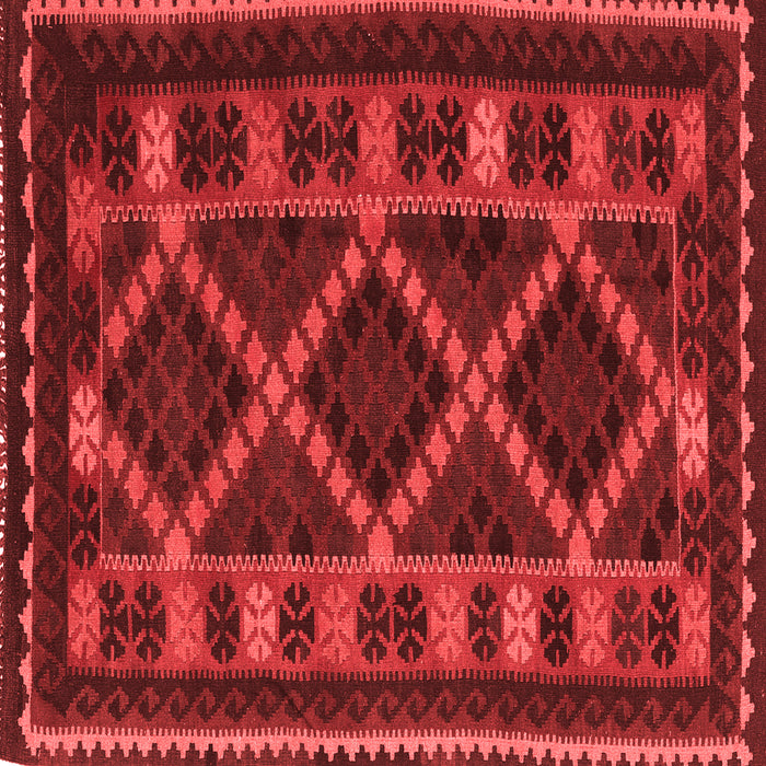Machine Washable Southwestern Red Country Rug, wshtr2729red