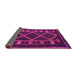 Sideview of Southwestern Pink Country Rug, tr2729pnk