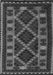 Southwestern Gray Country Rug, tr2729gry