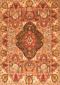 Animal Orange Traditional Rug, tr272org