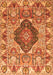 Animal Orange Traditional Rug, tr272org