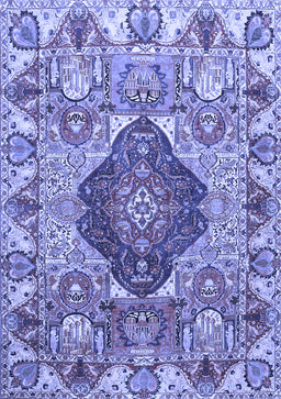 Animal Blue Traditional Rug, tr272blu