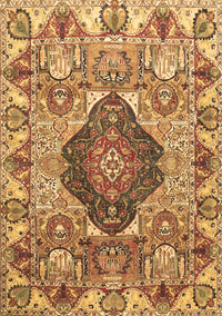 Animal Brown Traditional Rug, tr272brn