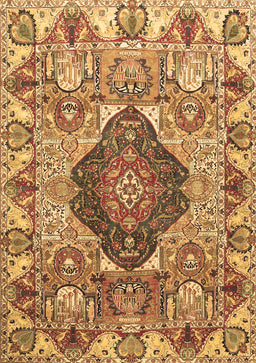 Animal Brown Traditional Rug, tr272brn