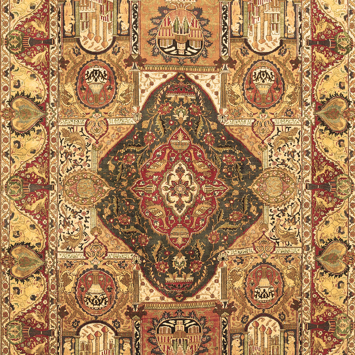 Machine Washable Animal Brown Traditional Rug, wshtr272brn
