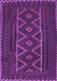 Machine Washable Southwestern Purple Country Area Rugs, wshtr2730pur