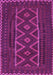 Machine Washable Southwestern Pink Country Rug, wshtr2730pnk