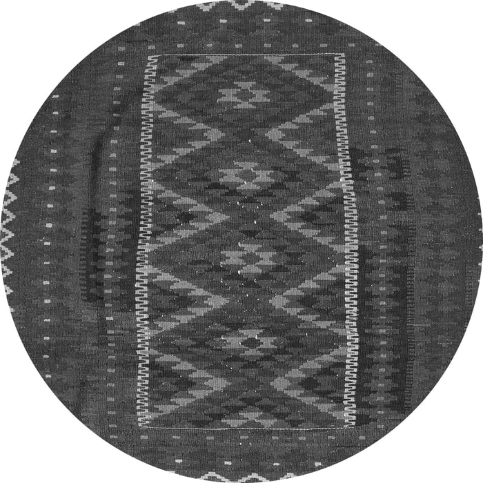 Square Southwestern Gray Country Rug, tr2730gry