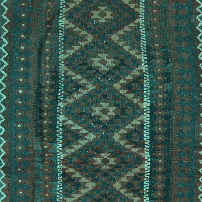 Southwestern Turquoise Country Rug, tr2730turq