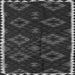 Serging Thickness of Southwestern Gray Country Rug, tr2731gry