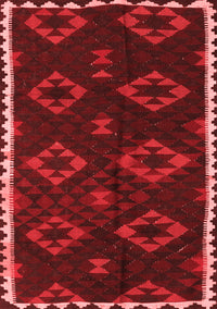 Southwestern Red Country Rug, tr2731red