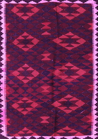 Southwestern Pink Country Rug, tr2731pnk