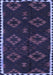 Southwestern Blue Country Rug, tr2731blu