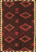 Southwestern Brown Country Rug, tr2731brn