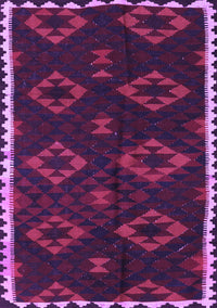 Southwestern Purple Country Rug, tr2731pur