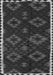 Serging Thickness of Machine Washable Southwestern Gray Country Rug, wshtr2731gry