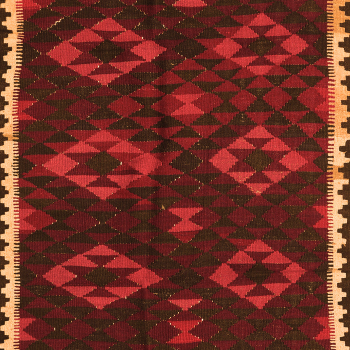 Southwestern Orange Country Rug, tr2731org