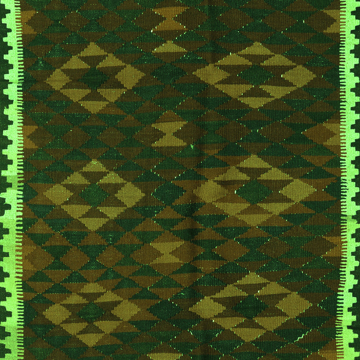 Southwestern Green Country Rug, tr2731grn