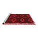 Country Red Washable Rugs