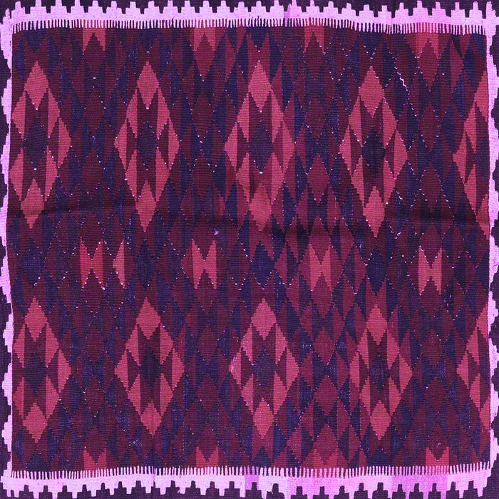 Square Southwestern Purple Country Rug, tr2731pur