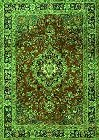 Persian Green Traditional Rug, tr2732grn