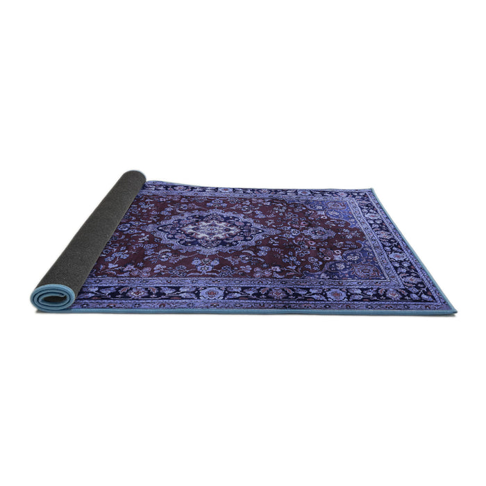 Sideview of Persian Blue Traditional Rug, tr2732blu