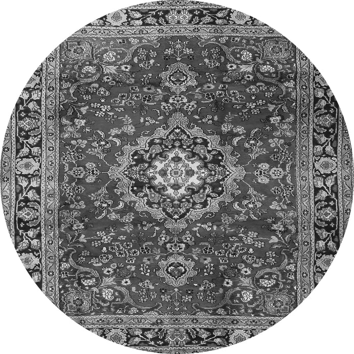 Machine Washable Persian Gray Traditional Rug, wshtr2732gry