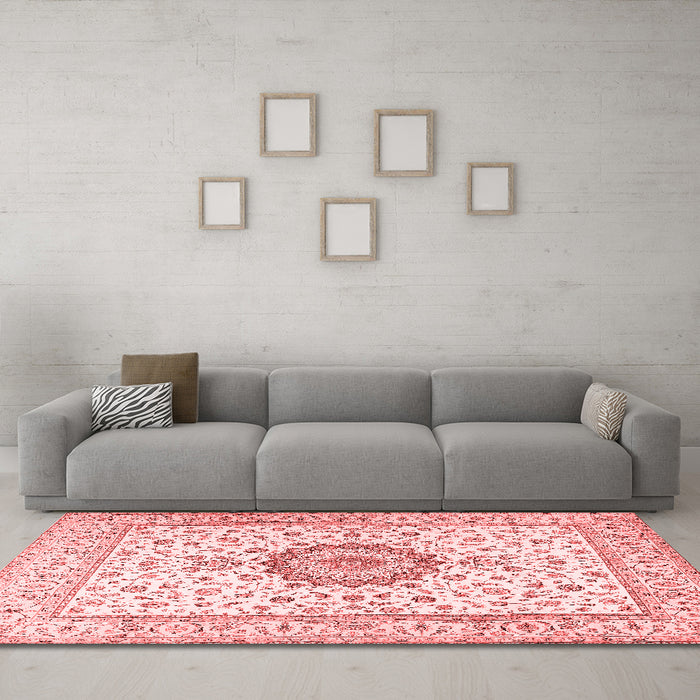 Traditional Red Washable Rugs