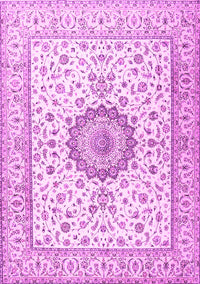 Medallion Pink Traditional Rug, tr2733pnk