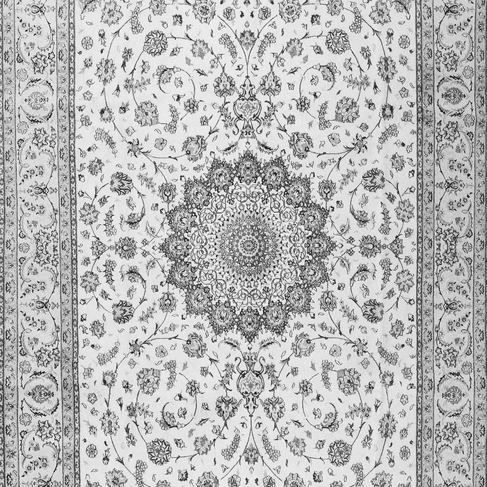 Medallion Gray Traditional Rug, tr2733gry