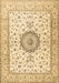 Medallion Brown Traditional Rug, tr2733brn