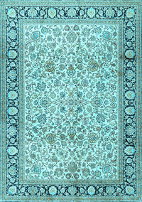 Persian Light Blue Traditional Rug, tr2734lblu