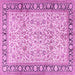 Square Persian Pink Traditional Rug, tr2734pnk