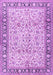 Machine Washable Persian Purple Traditional Area Rugs, wshtr2734pur