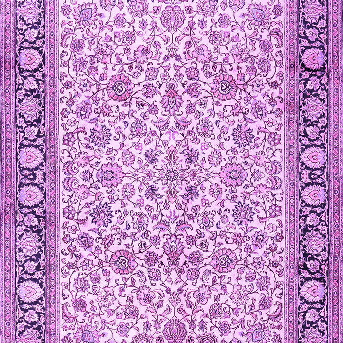 Machine Washable Persian Purple Traditional Area Rugs, wshtr2734pur