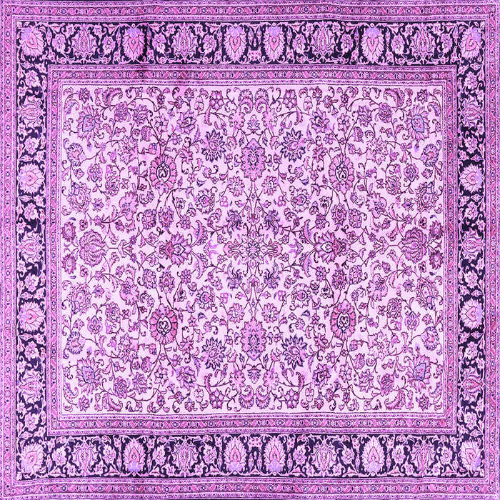 Square Persian Purple Traditional Rug, tr2734pur