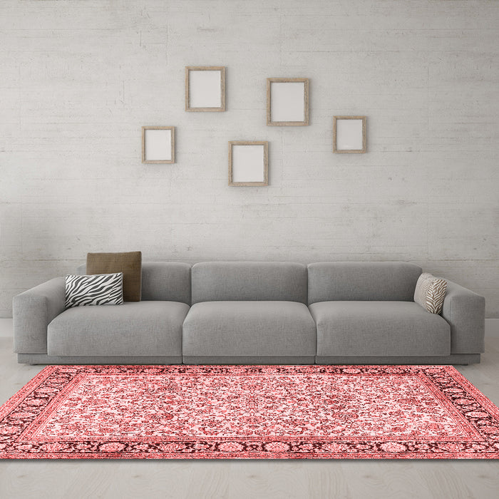 Traditional Red Washable Rugs