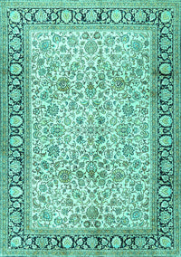 Persian Turquoise Traditional Rug, tr2734turq