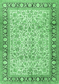 Persian Emerald Green Traditional Rug, tr2734emgrn