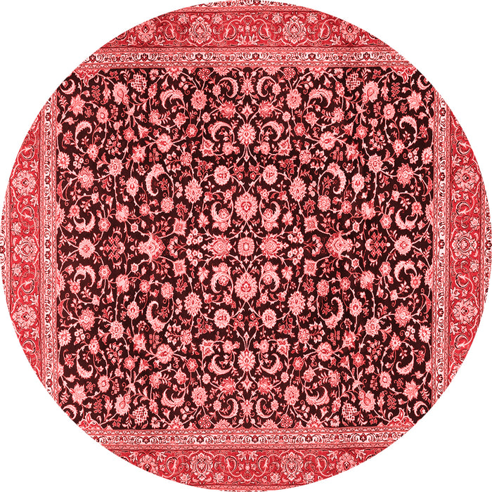 Machine Washable Persian Red Traditional Rug, wshtr2735red