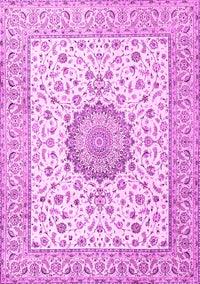 Medallion Pink Traditional Rug, tr2736pnk