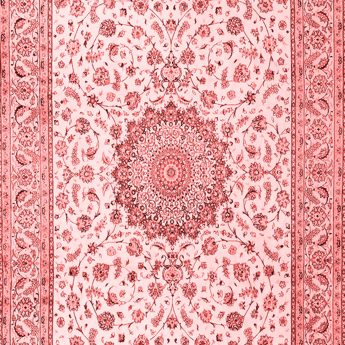 Medallion Red Traditional Area Rugs