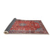 Sideview of Traditional Red Persian Rug, tr2737