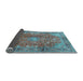 Sideview of Persian Light Blue Traditional Rug, tr2737lblu