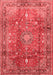 Persian Red Traditional Area Rugs