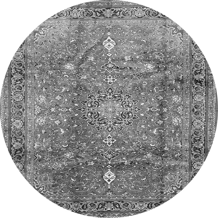 Square Persian Gray Traditional Rug, tr2737gry