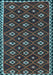 Machine Washable Persian Light Blue Traditional Rug, wshtr2738lblu