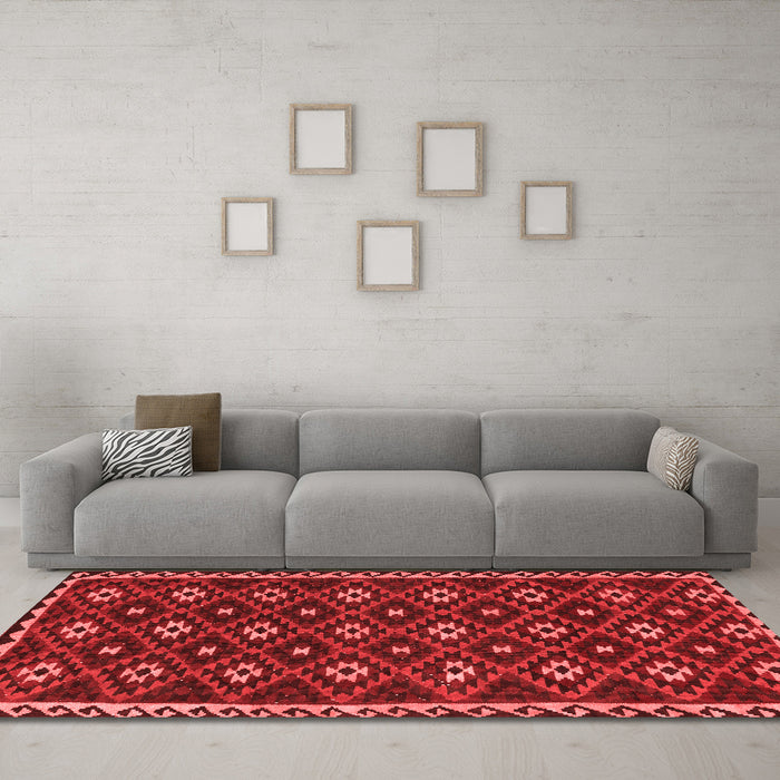 Traditional Red Washable Rugs