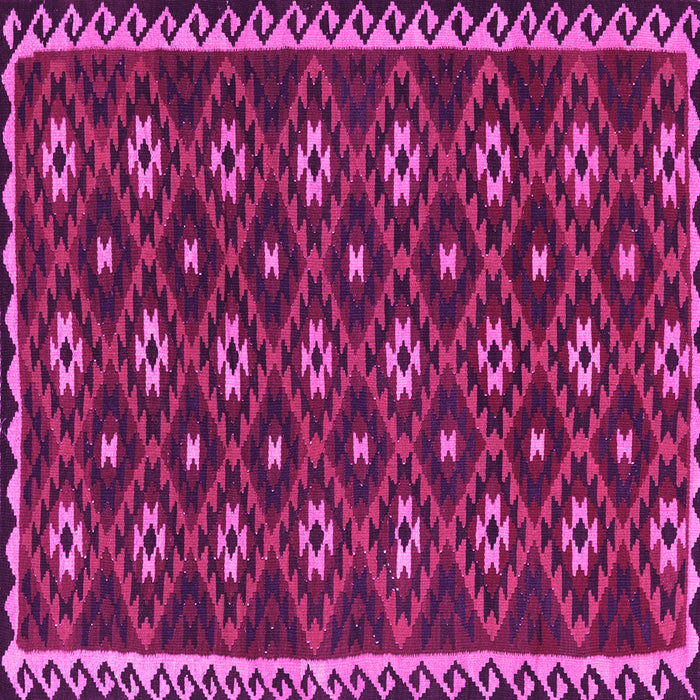 Square Persian Pink Traditional Rug, tr2738pnk