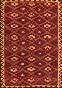 Persian Orange Traditional Rug, tr2738org